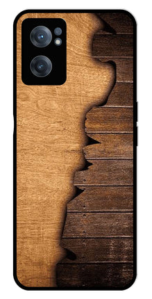 Wooden Design Metal Mobile Case for OnePlus Nord CE 2 5G