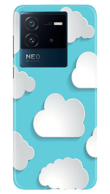 Clouds Mobile Back Case for iQOO Neo 6 5G (Design - 179)