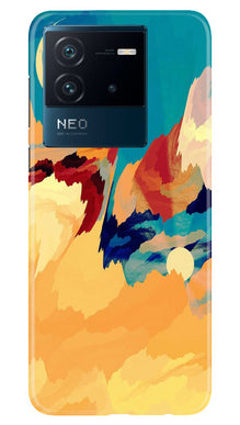 Modern Art Mobile Back Case for iQOO Neo 6 5G (Design - 204)