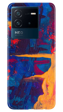 Modern Art Mobile Back Case for iQOO Neo 6 5G (Design - 206)