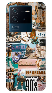 Cute Kid Couple Mobile Back Case for iQOO Neo 6 5G (Design - 252)