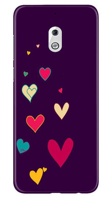 Purple Background Mobile Back Case for Nokia 2.1  (Design - 107)