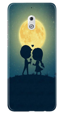 Love Couple Mobile Back Case for Nokia 2.1  (Design - 109)