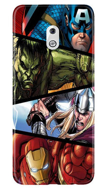 Avengers Superhero Mobile Back Case for Nokia 2.1  (Design - 124)