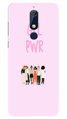 Girl Power Mobile Back Case for Nokia 5.1 (Design - 267)