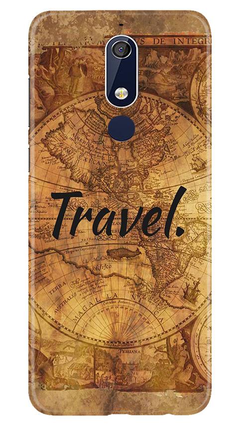 Travel Mobile Back Case for Nokia 5.1 (Design - 375)