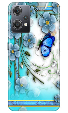 Blue Butterfly Mobile Back Case for OnePlus Nord CE 2 Lite 5G (Design - 21)