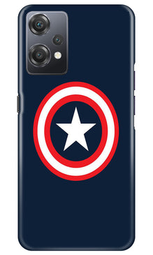 Captain America Mobile Back Case for OnePlus Nord CE 2 Lite 5G (Design - 42)