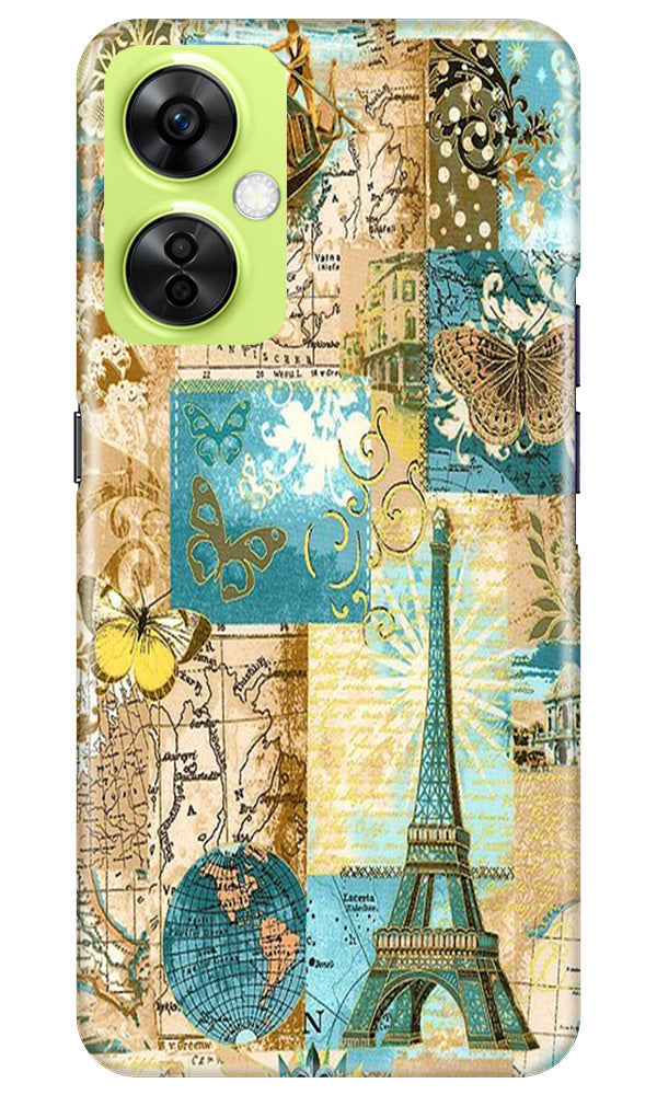 Travel Eiffel Tower Case for OnePlus Nord CE 3 Lite 5G (Design No. 175)