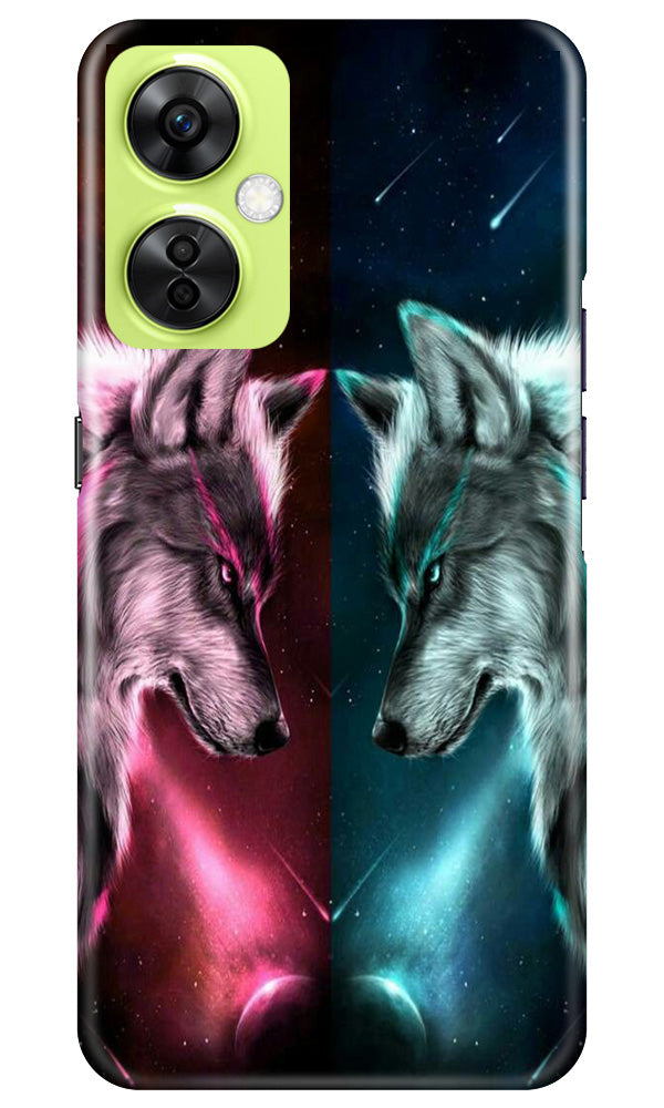 Wolf fight Case for OnePlus Nord CE 3 Lite 5G (Design No. 190)