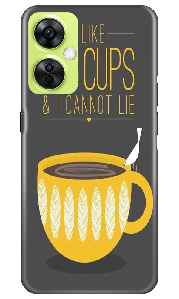 Big Cups Coffee Mobile Back Case for OnePlus Nord CE 3 Lite 5G (Design - 312)