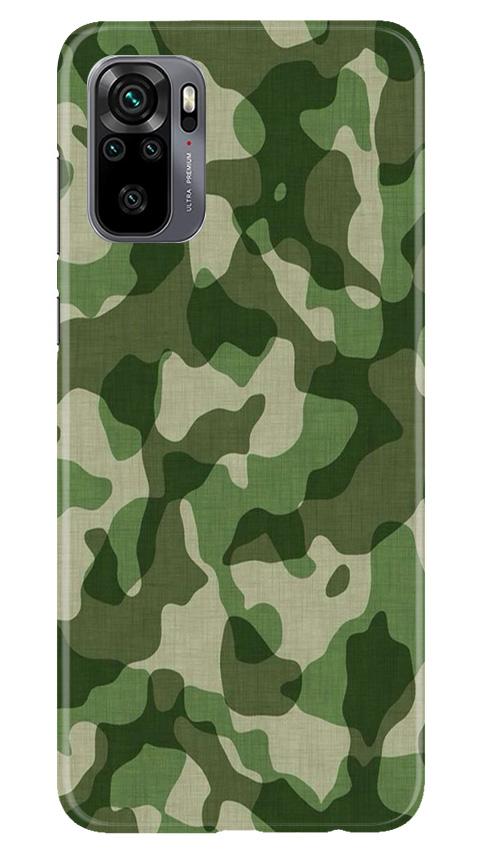 Army Camouflage Case for Redmi Note 10(Design - 106)