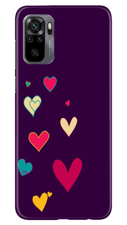Purple Background Case for Redmi Note 10(Design - 107)