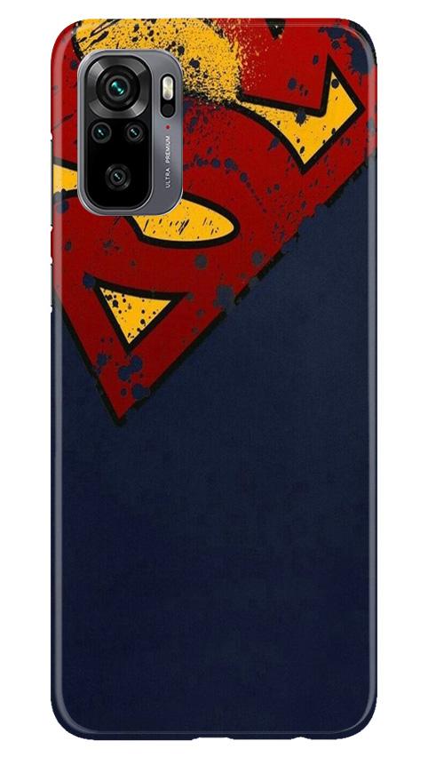 Superman Superhero Case for Redmi Note 10(Design - 125)
