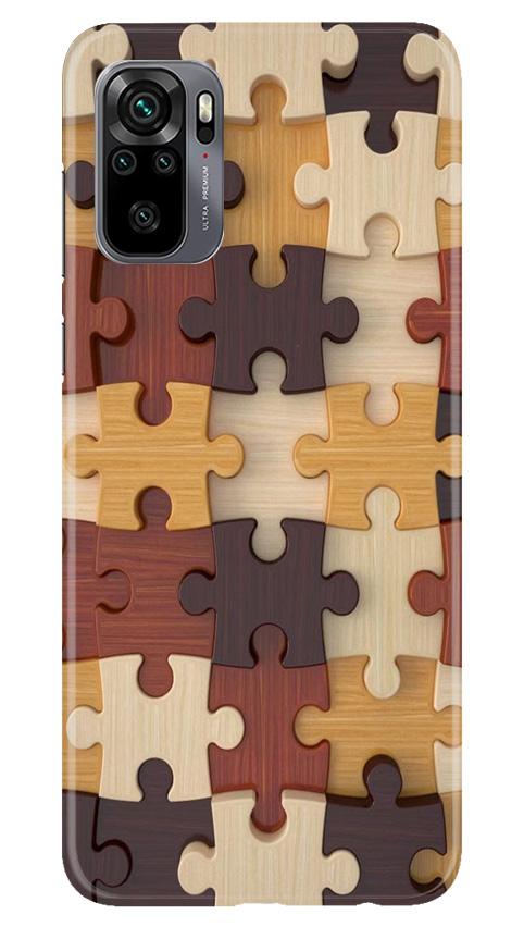 Puzzle Pattern Case for Redmi Note 10 (Design No. 217)