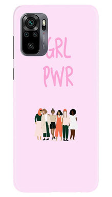 Girl Power Mobile Back Case for Redmi Note 10 (Design - 267)
