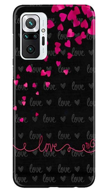 Love in Air Mobile Back Case for Redmi Note 10 Pro Max (Design - 89)