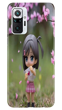 Cute Girl Mobile Back Case for Redmi Note 10 Pro Max (Design - 92)
