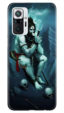Lord Shiva Mahakal2 Mobile Back Case for Redmi Note 10 Pro Max (Design - 98)