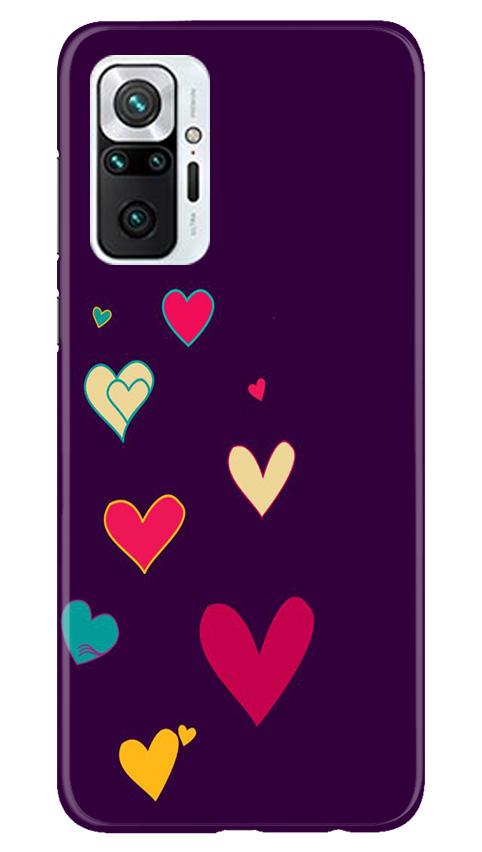 Purple Background Case for Redmi Note 10 Pro(Design - 107)