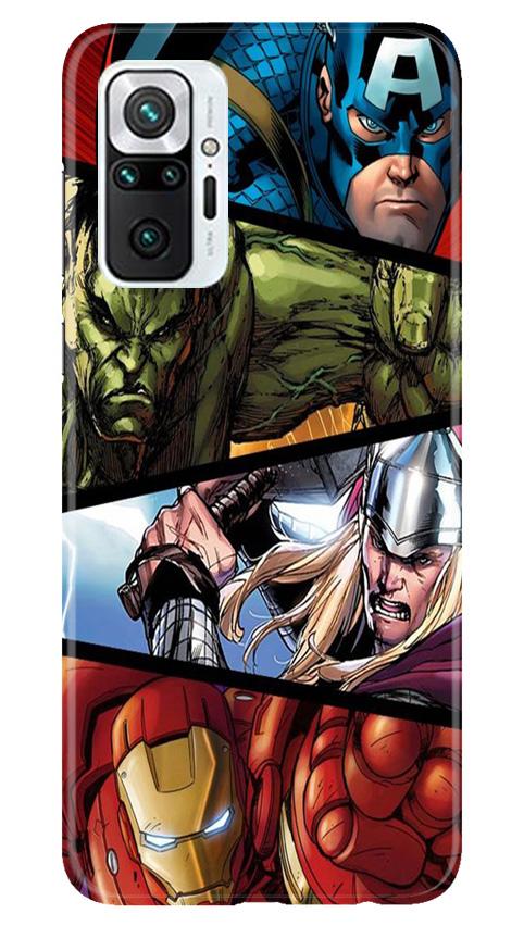 Avengers Superhero Case for Redmi Note 10 Pro(Design - 124)
