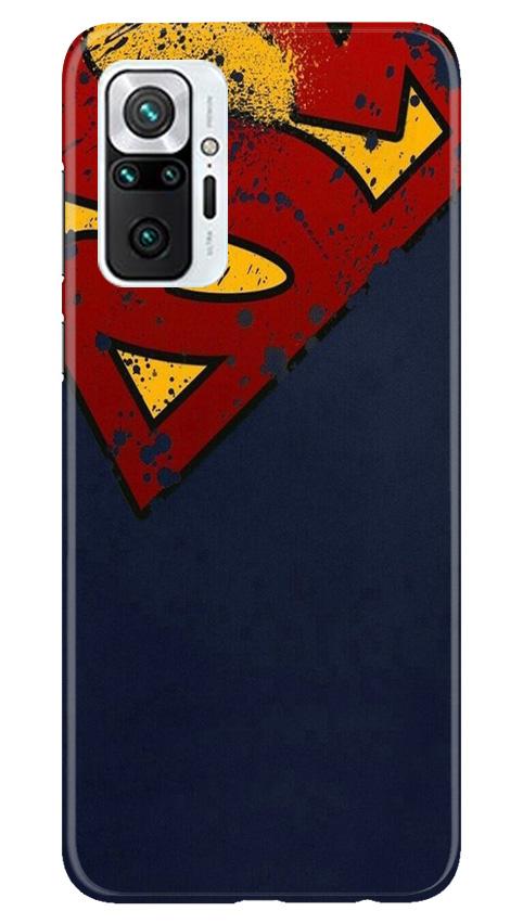 Superman Superhero Case for Redmi Note 10 Pro(Design - 125)