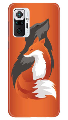 Wolf  Mobile Back Case for Redmi Note 10 Pro (Design - 224)