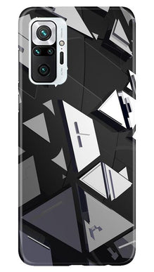 Modern Art Mobile Back Case for Redmi Note 10 Pro (Design - 230)