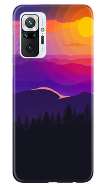 Sun Set Mobile Back Case for Redmi Note 10 Pro (Design - 279)