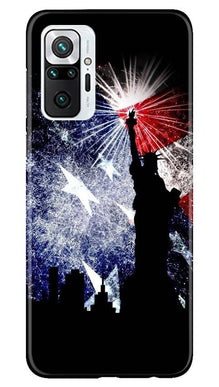 Statue of Unity Mobile Back Case for Redmi Note 10 Pro (Design - 294)