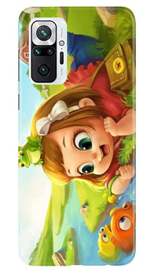 Baby Girl Mobile Back Case for Redmi Note 10 Pro (Design - 339)