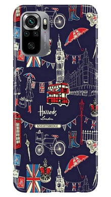 Love London Mobile Back Case for Redmi Note 10S (Design - 75)