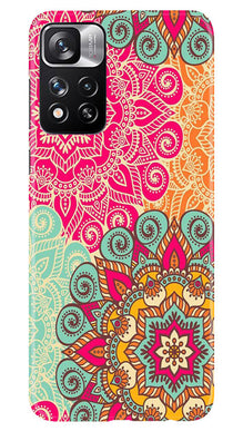 Rangoli art2 Mobile Back Case for Redmi Note 11 Pro (Design - 29)