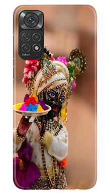 Lord Krishna2 Mobile Back Case for Redmi Note 11s (Design - 17)