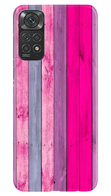 Wooden look Mobile Back Case for Redmi Note 11s (Design - 24)