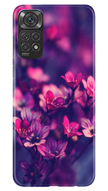 flowers Mobile Back Case for Redmi Note 11s (Design - 25)