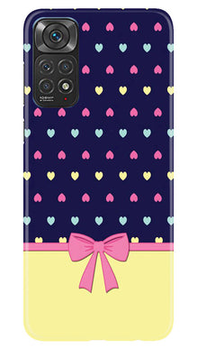 Gift Wrap5 Mobile Back Case for Redmi Note 11s (Design - 40)