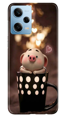 Cute Bunny Mobile Back Case for Poco X5 5G (Design - 182)