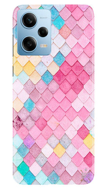 Pink Pattern Mobile Back Case for Poco X5 5G (Design - 184)