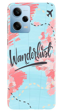 Wonderlust Travel Mobile Back Case for Poco X5 5G (Design - 192)