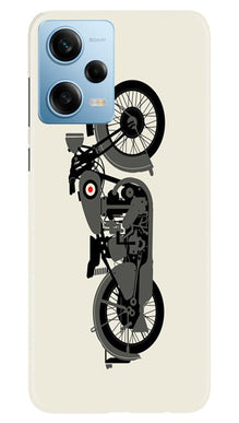 MotorCycle Mobile Back Case for Poco X5 5G (Design - 228)