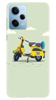 Vintage Scooter Mobile Back Case for Poco X5 5G (Design - 229)