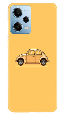 Vintage Car Mobile Back Case for Poco X5 5G (Design - 231)