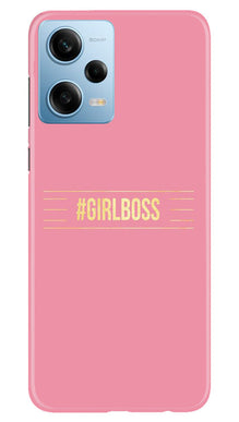 Girl Boss Pink Mobile Back Case for Poco X5 5G (Design - 232)