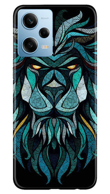 Lion Mobile Back Case for Poco X5 5G (Design - 276)