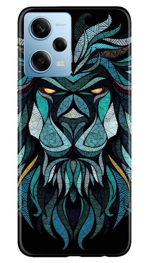 Lion Mobile Back Case for Poco X5 Pro 5G (Design - 276)