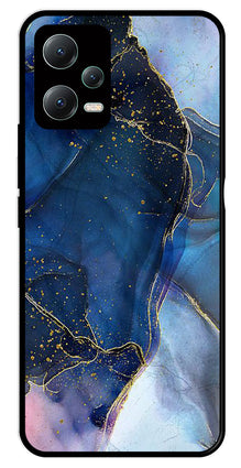 Blue Marble Metal Mobile Case for Redmi Note 12 Pro 5G