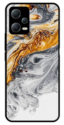 Marble Pattern Metal Mobile Case for Redmi Note 12 Pro 5G