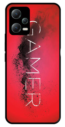 Gamer Pattern Metal Mobile Case for Redmi Note 12 Pro 5G