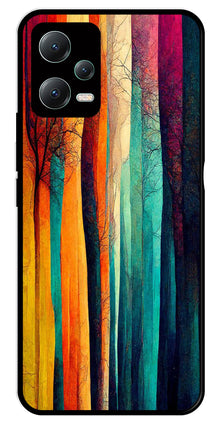 Modern Art Colorful Metal Mobile Case for Poco X5 5G